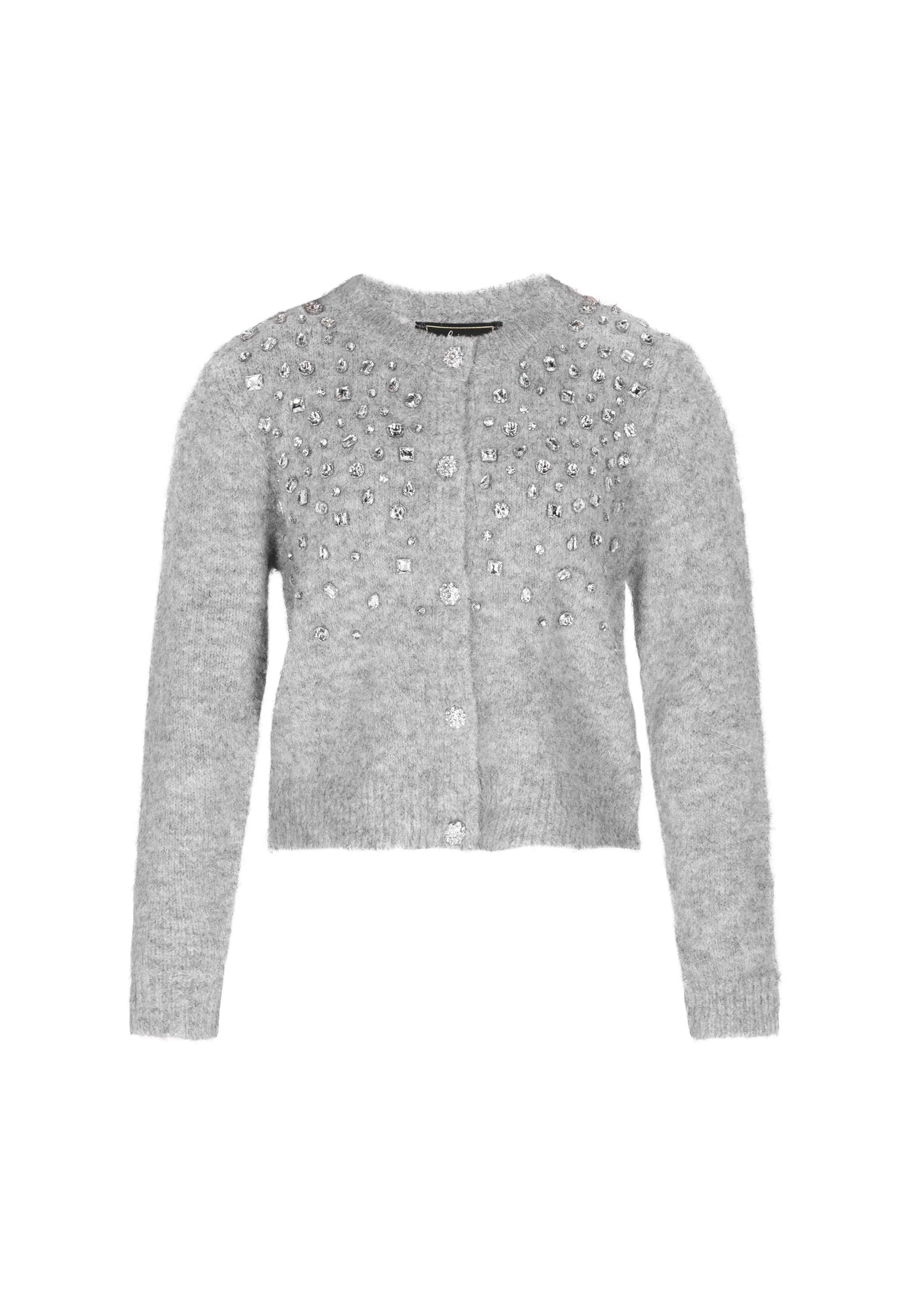 faina - Cárdigan en gris: frente