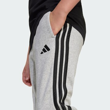 ADIDAS SPORTSWEAR Tapered Workout Pants 'Essentials' in Grey