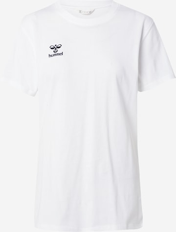 T-shirt fonctionnel 'Go 2.0' Hummel en blanc : devant