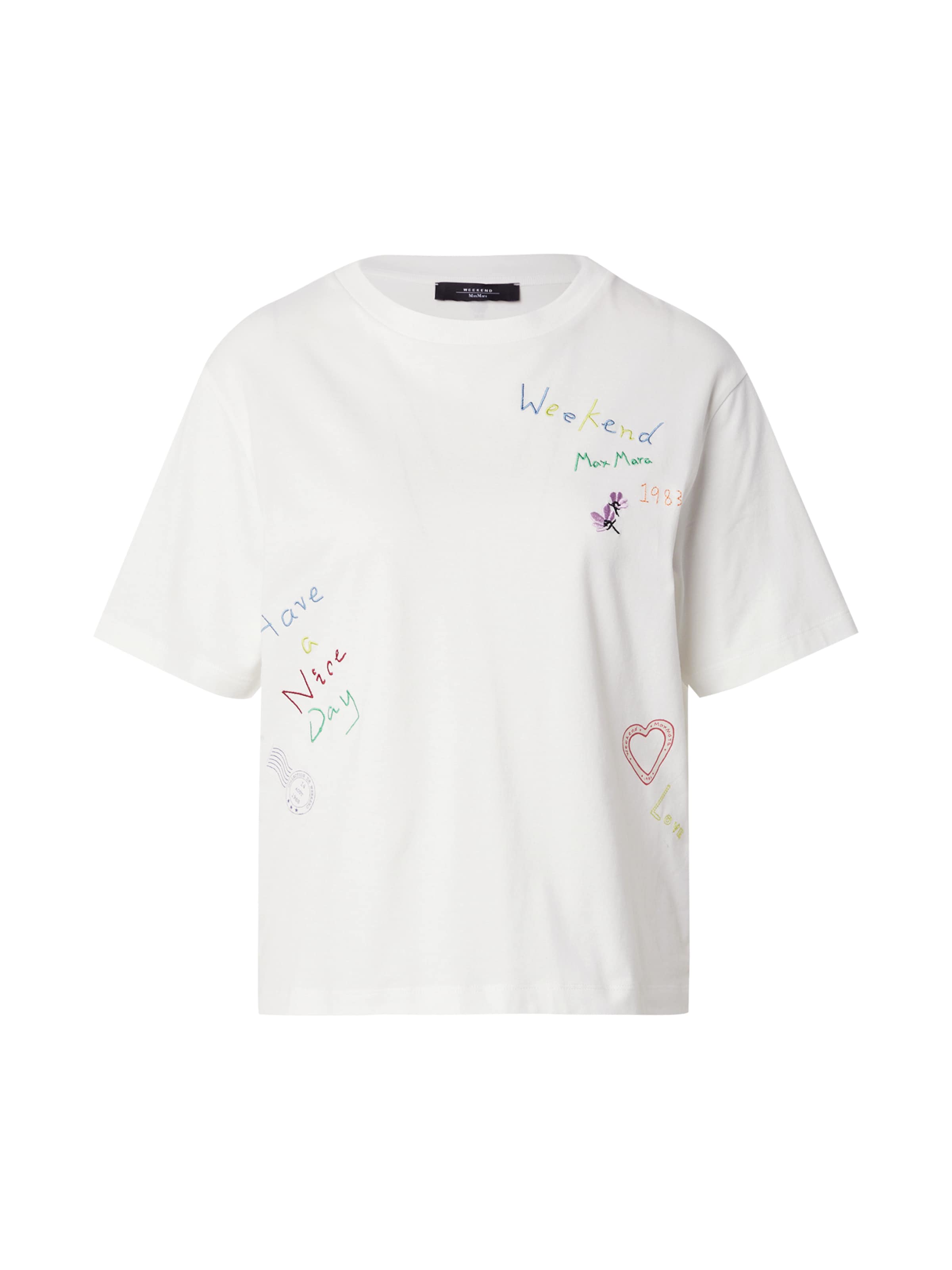 Weekend Max Mara Tričko 'ACLINE' – bílá: přední strana