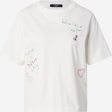 Tricou 'ACLINE' de la Weekend Max Mara pe alb: față