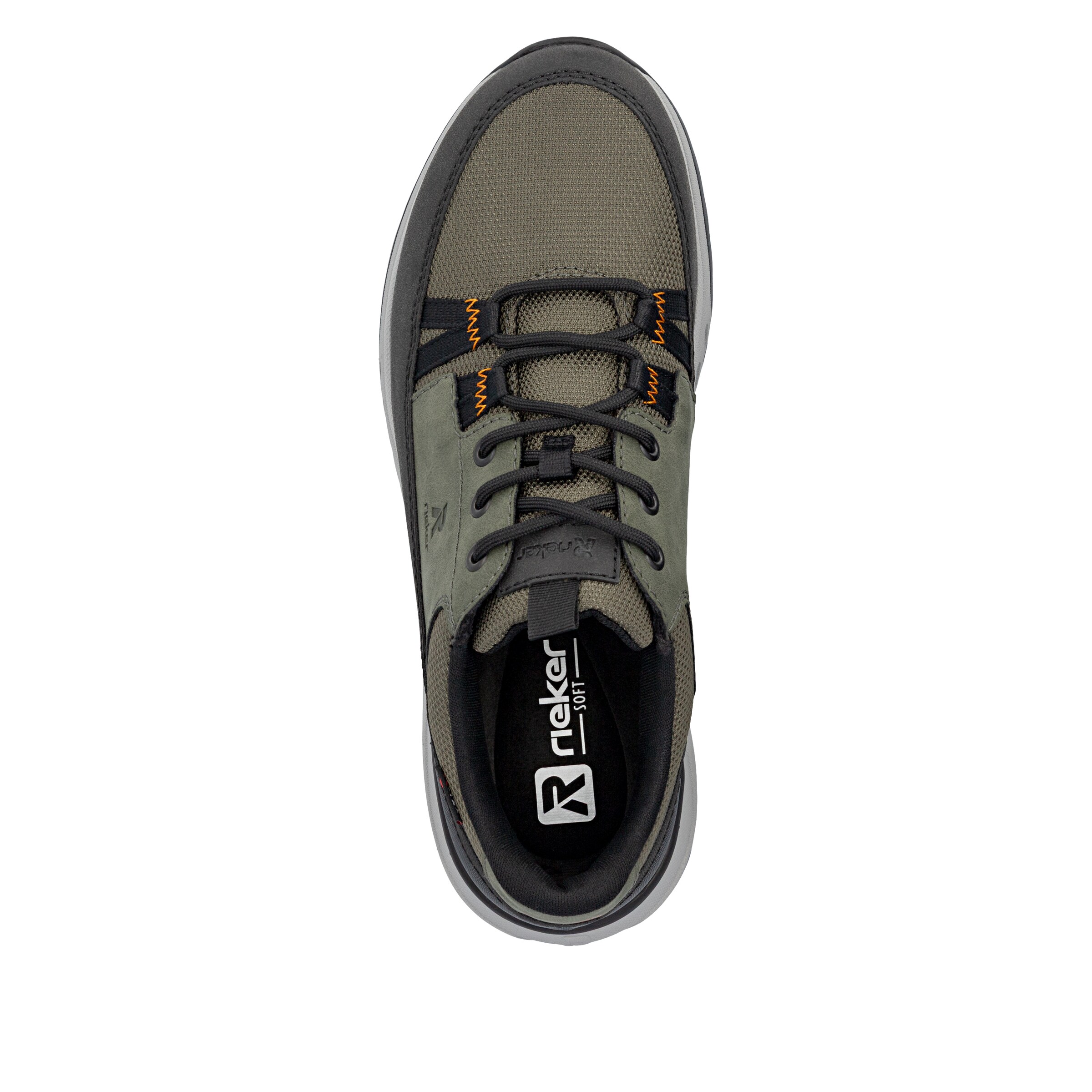 Baskets basses Rieker en vert