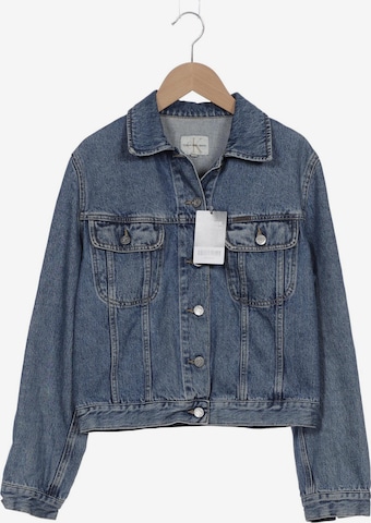 Calvin Klein Jeans Jacke S in Blau: predná strana