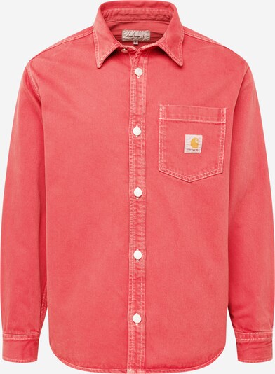 Carhartt WIP Button Up Shirt 'George' in Curry / Red / White, Item view