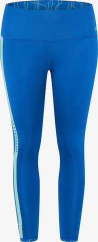 Jette Sport Skinny Leggings in Blue: front