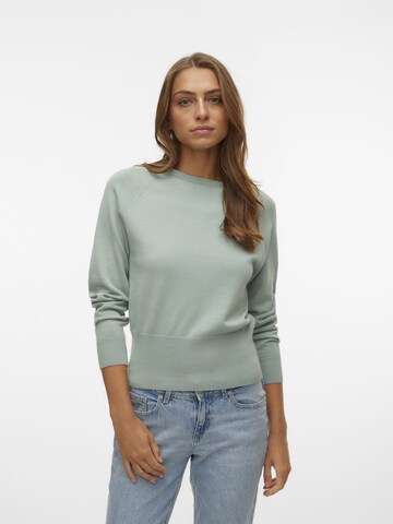 VERO MODA Trui 'Laura' in Groen: voorkant