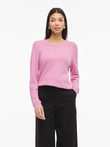 Pull-over 'Viril' VILA en rose : devant