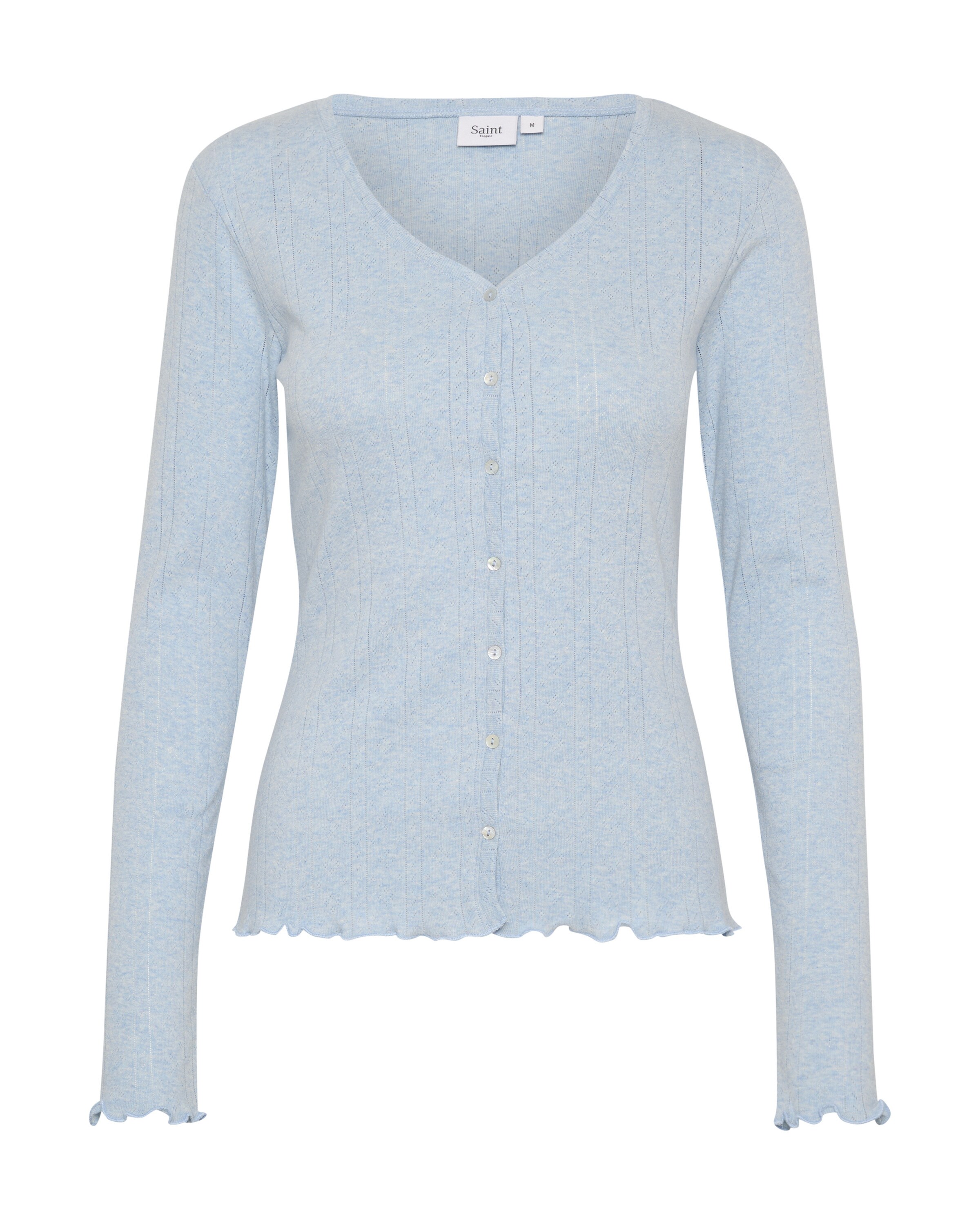 SAINT TROPEZ Cardigan 'Gru' i blå: forside