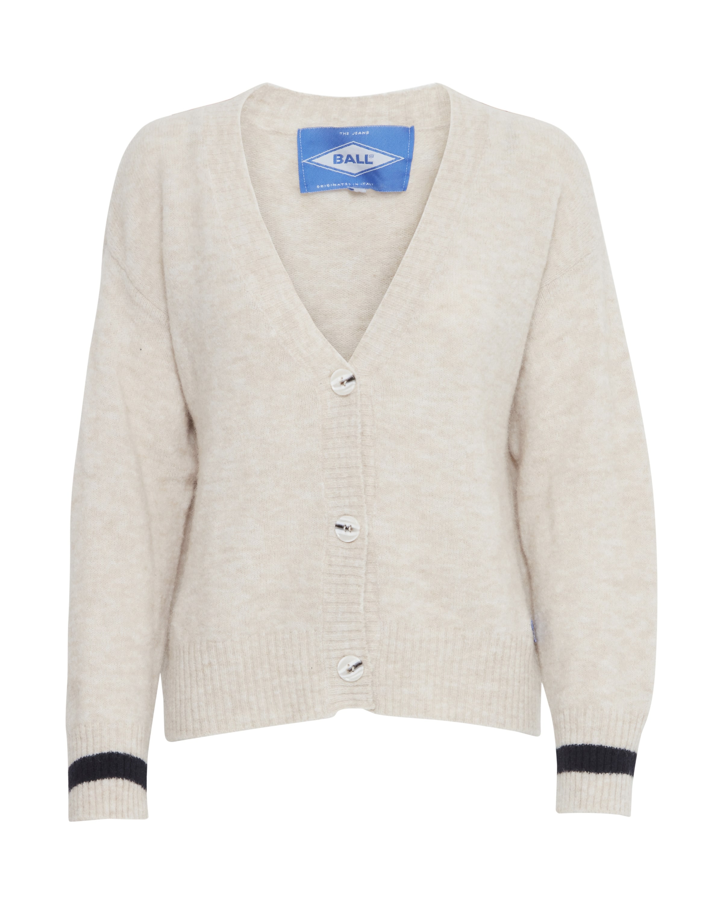 Cardigan 'ABIGAIL' Ball en blanc : devant