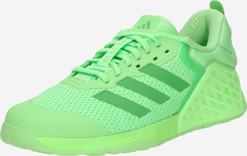 Scarpa sportiva 'Dropset 3' di ADIDAS PERFORMANCE in verde: frontale