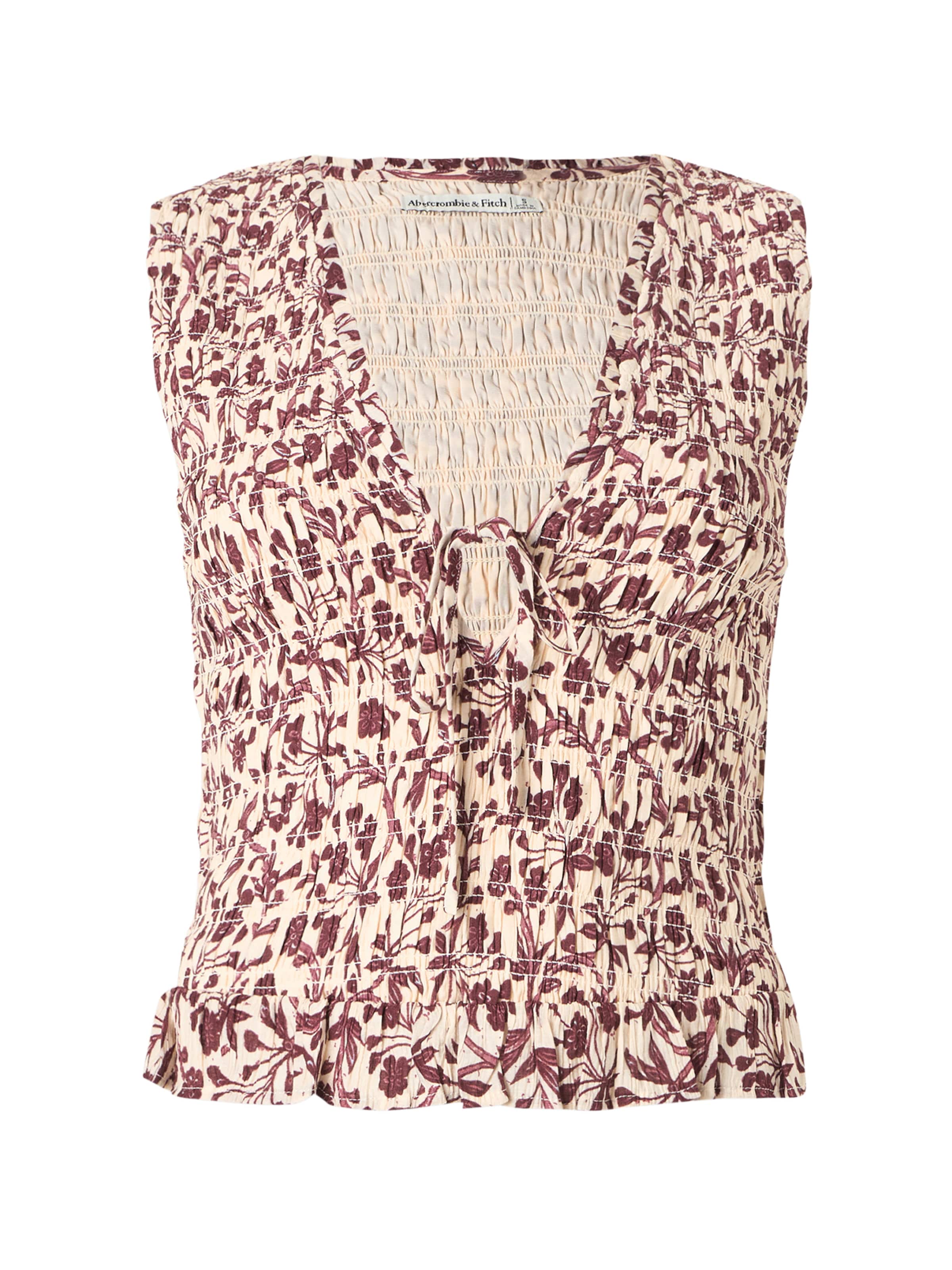 Abercrombie & Fitch Топ в Бежевый: спереди
