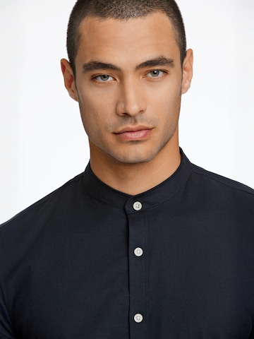 Slim fit Camicia di Lindbergh in nero