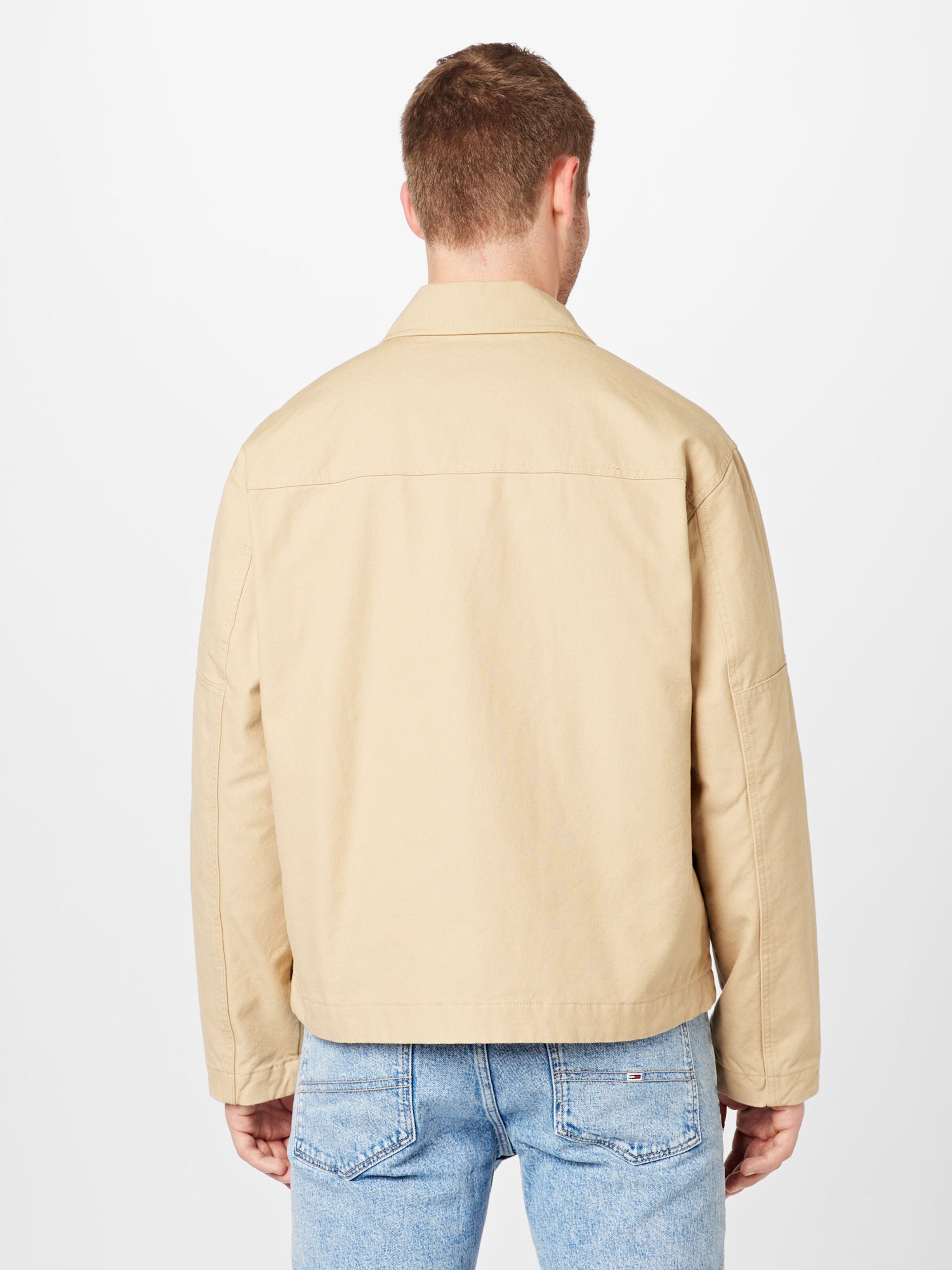 Calvin Klein Jeans Between Season Jacket in Sand ABOUT YOU