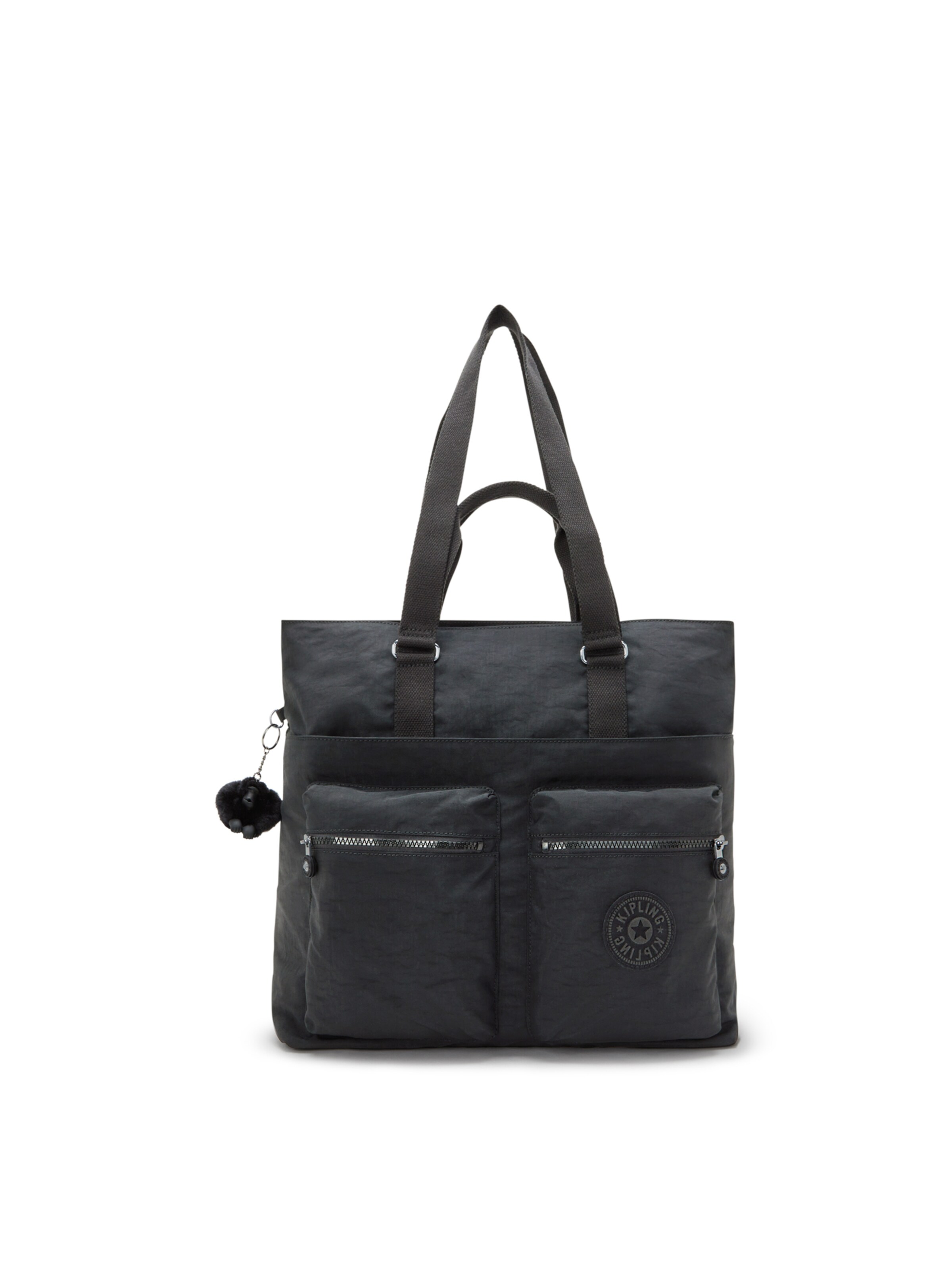 KIPLING Nákupní taška – černá: přední strana