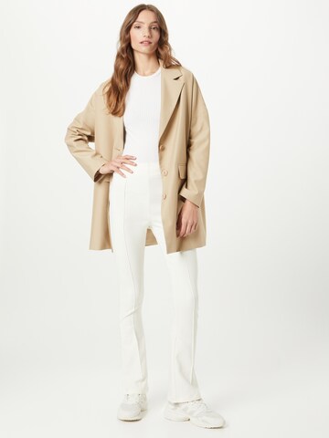 Misspap Flared Trousers in Beige