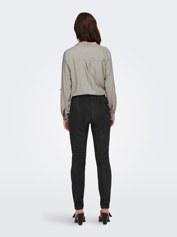 ONLY Skinny Leggings 'ONLANGALINE' in Schwarz