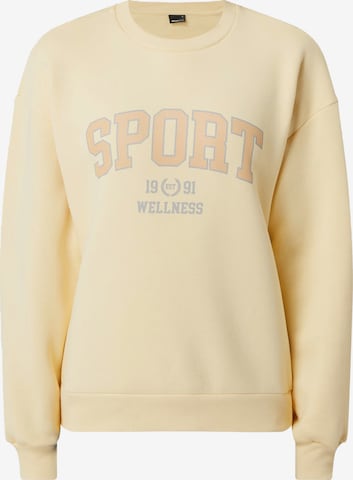 Gina Tricot Sweatshirt 'Riley' in Yellow: front