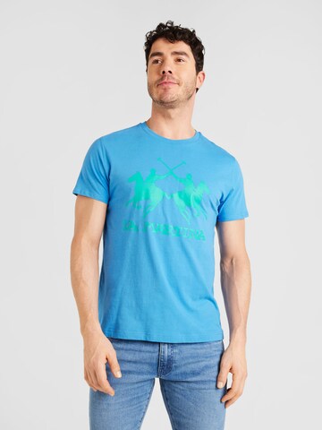 La Martina T-Shirt in Blau: predná strana