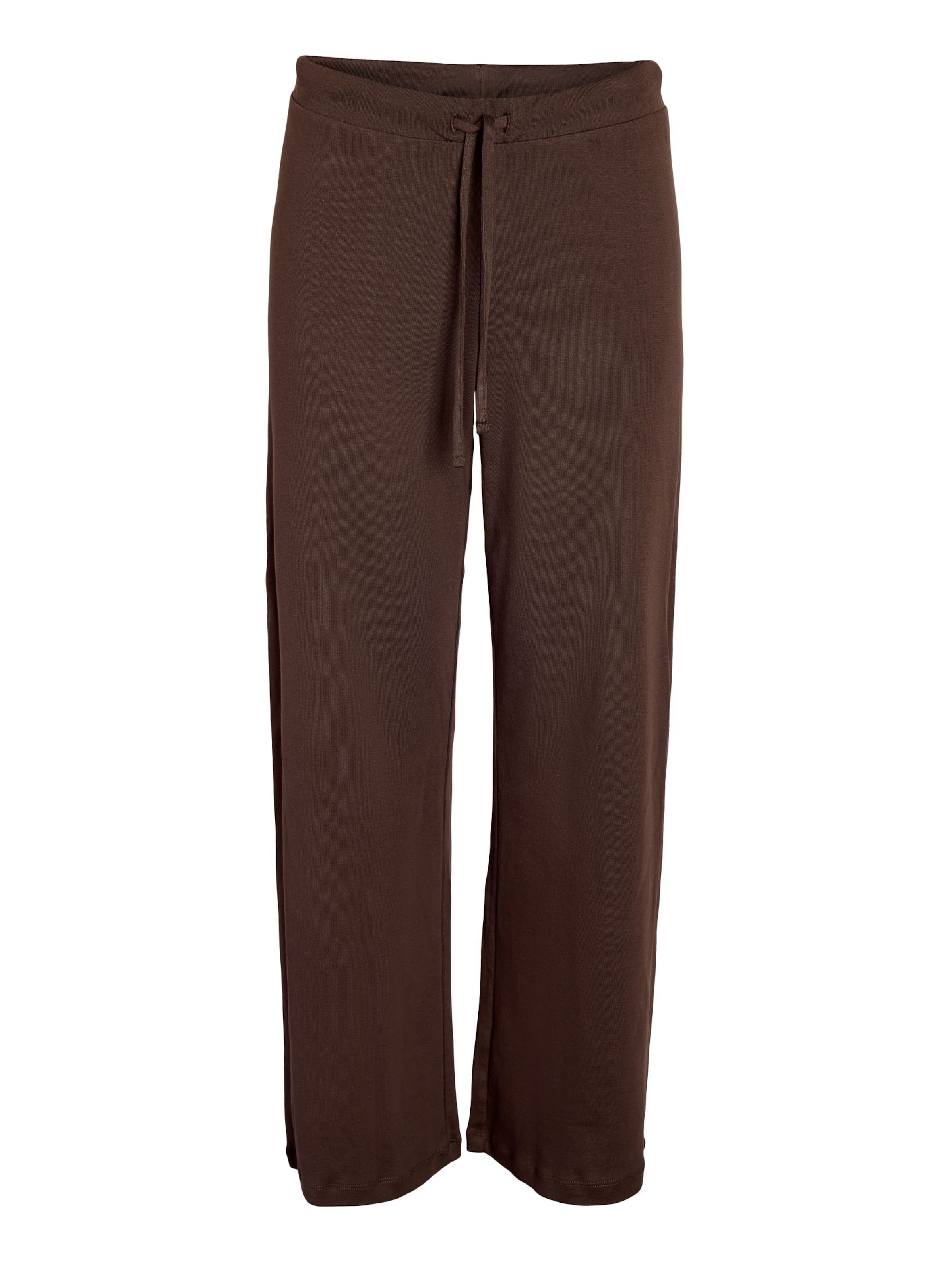 Regular Pantalon Noisy may en marron : devant