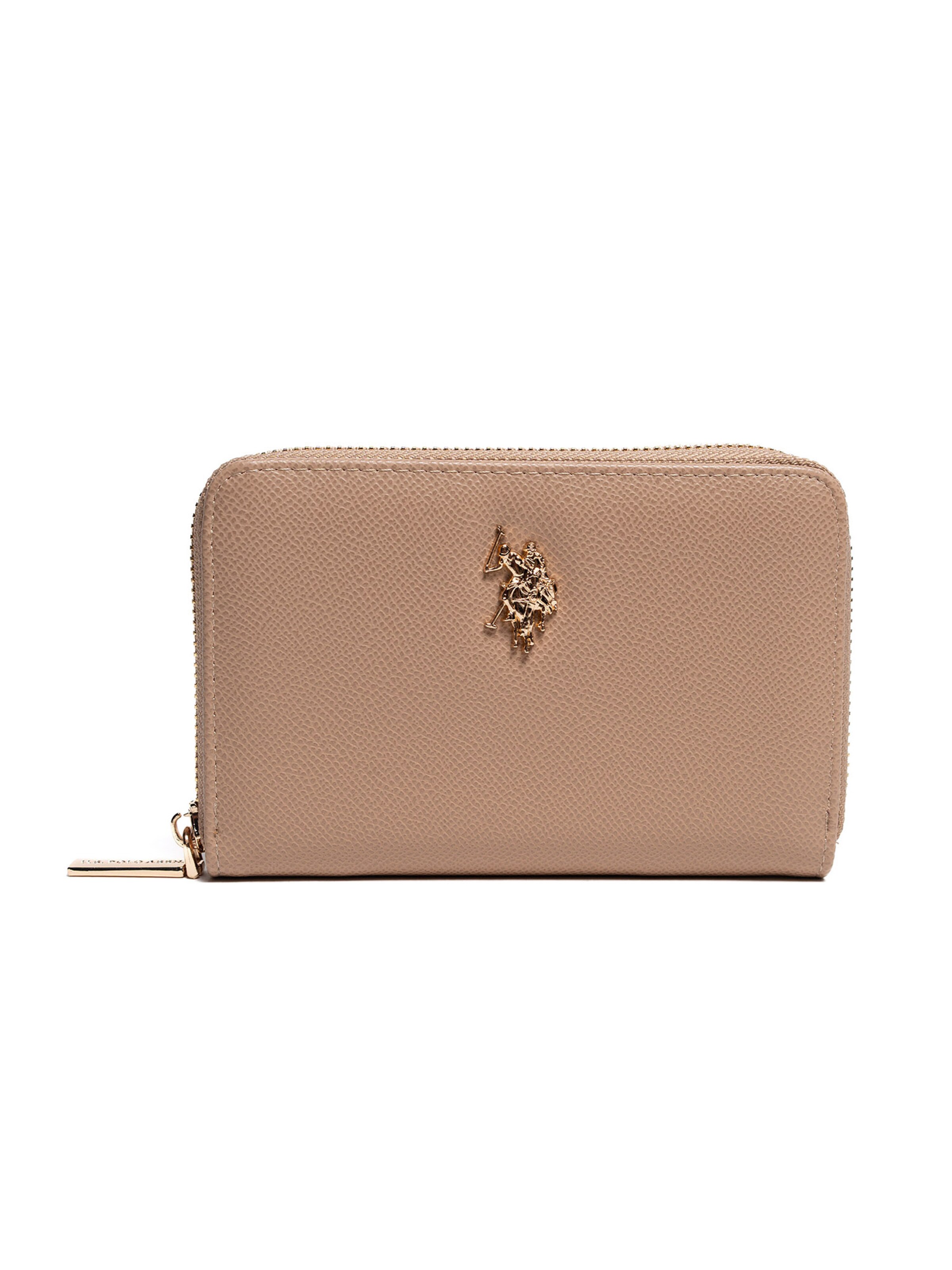 U.S. POLO ASSN. Wallet in Beige: front