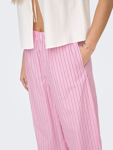 Wide Leg Pantalon 'ONLLoris' ONLY en violet