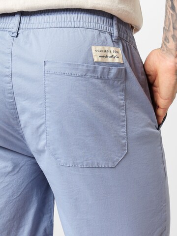 COLOURS & SONS Regular Chino Pants in Blue