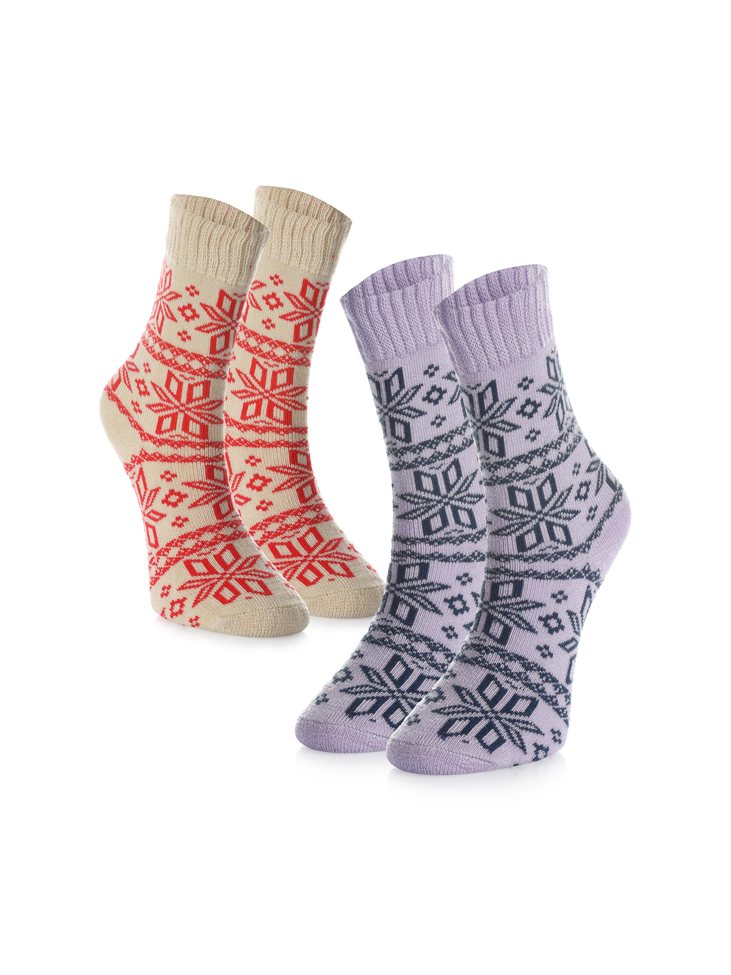Crea Socks Sokker 'Winter' i blandingsfarvet: forside
