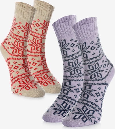 Crea Socks Socken 'Winter' in mischfarben, Produktansicht
