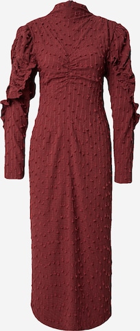 Robe Hofmann Copenhagen en marron : devant