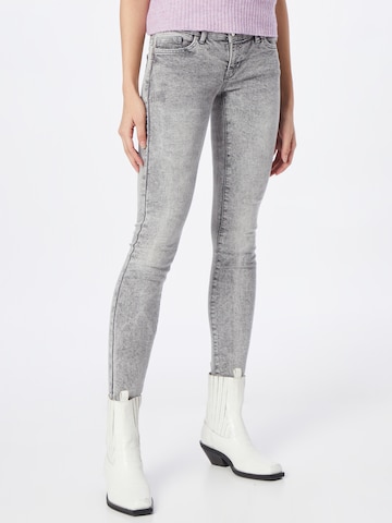 Skinny Jean 'Coral' ONLY en gris : devant