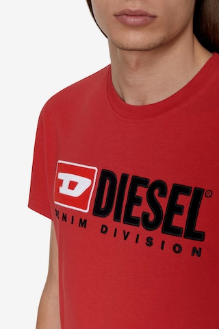 T-Shirt 'Diegor' DIESEL en rouge