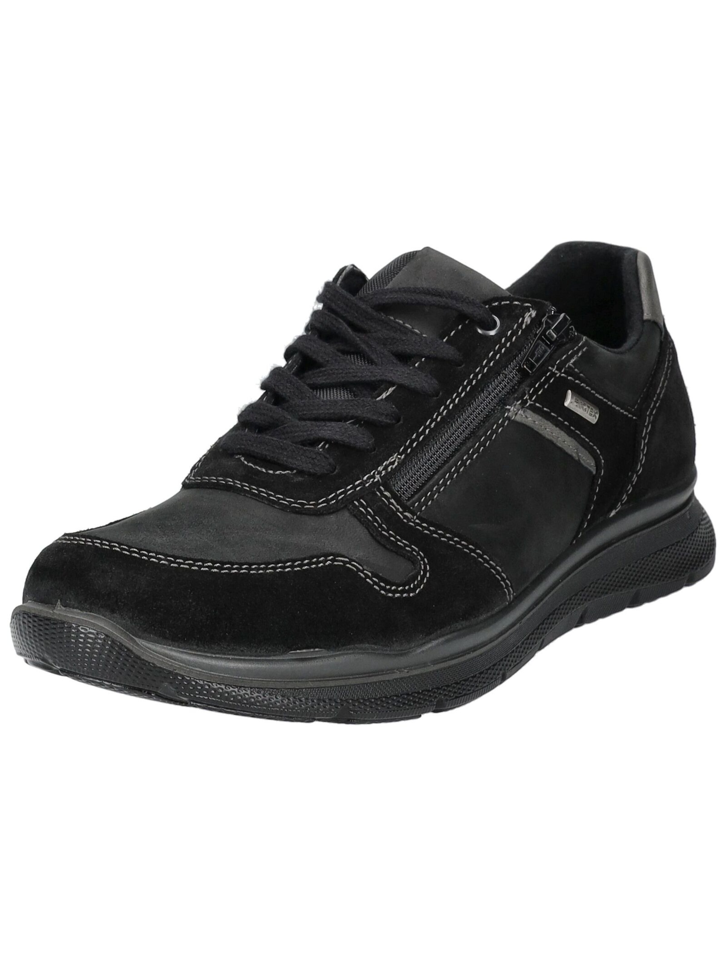 IMAC Platform trainers in Black: front