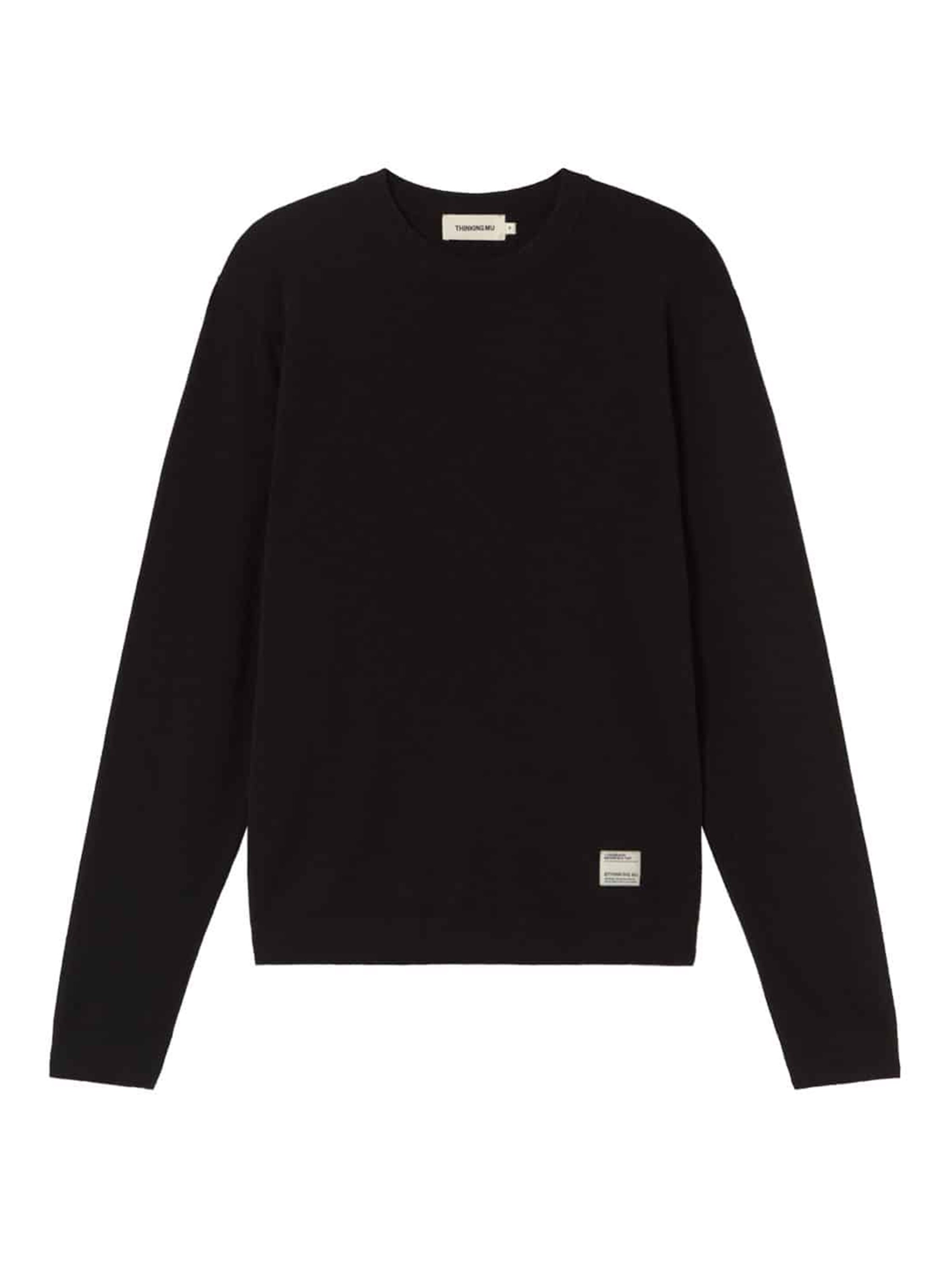 Thinking MU Sweater 'Lucien' in Black: front