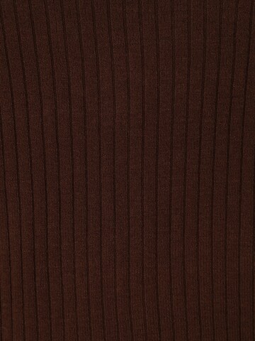 Pieces Tall Knit Cardigan 'Crista' in Brown