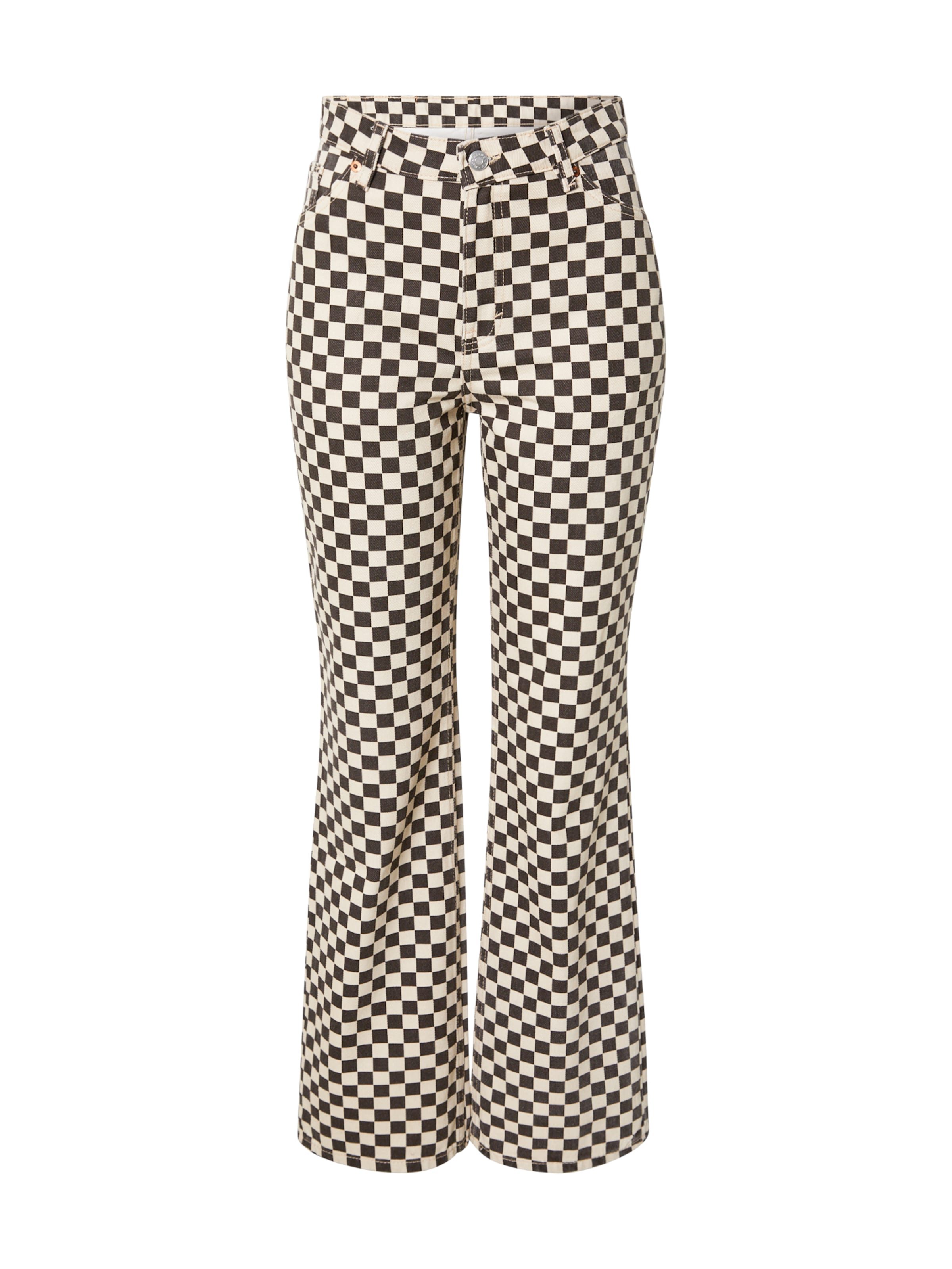 Monki Loose fit Jeans in Brown: front