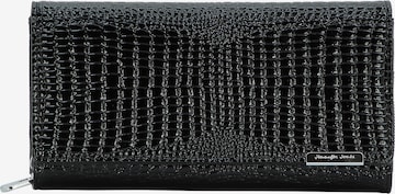 Jennifer Jones Portemonnaie in Schwarz: Vorderseite