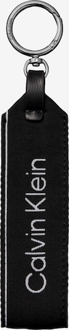 Porte-clés Calvin Klein en noir : devant