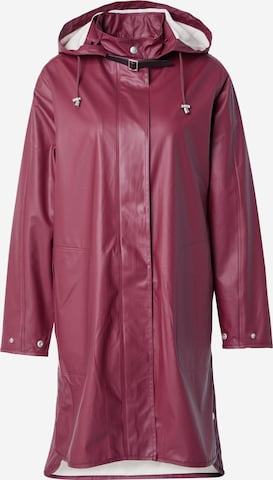 ILSE JACOBSEN Regenmantel in Rot: Vorderseite