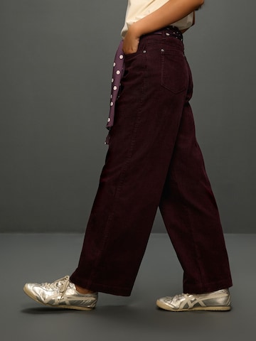 Next Wide leg Broek in Rood