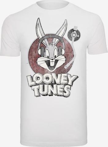 F4NT4STIC T-Shirt 'Looney Tunes Bugs Bunny' in Weiß: predná strana