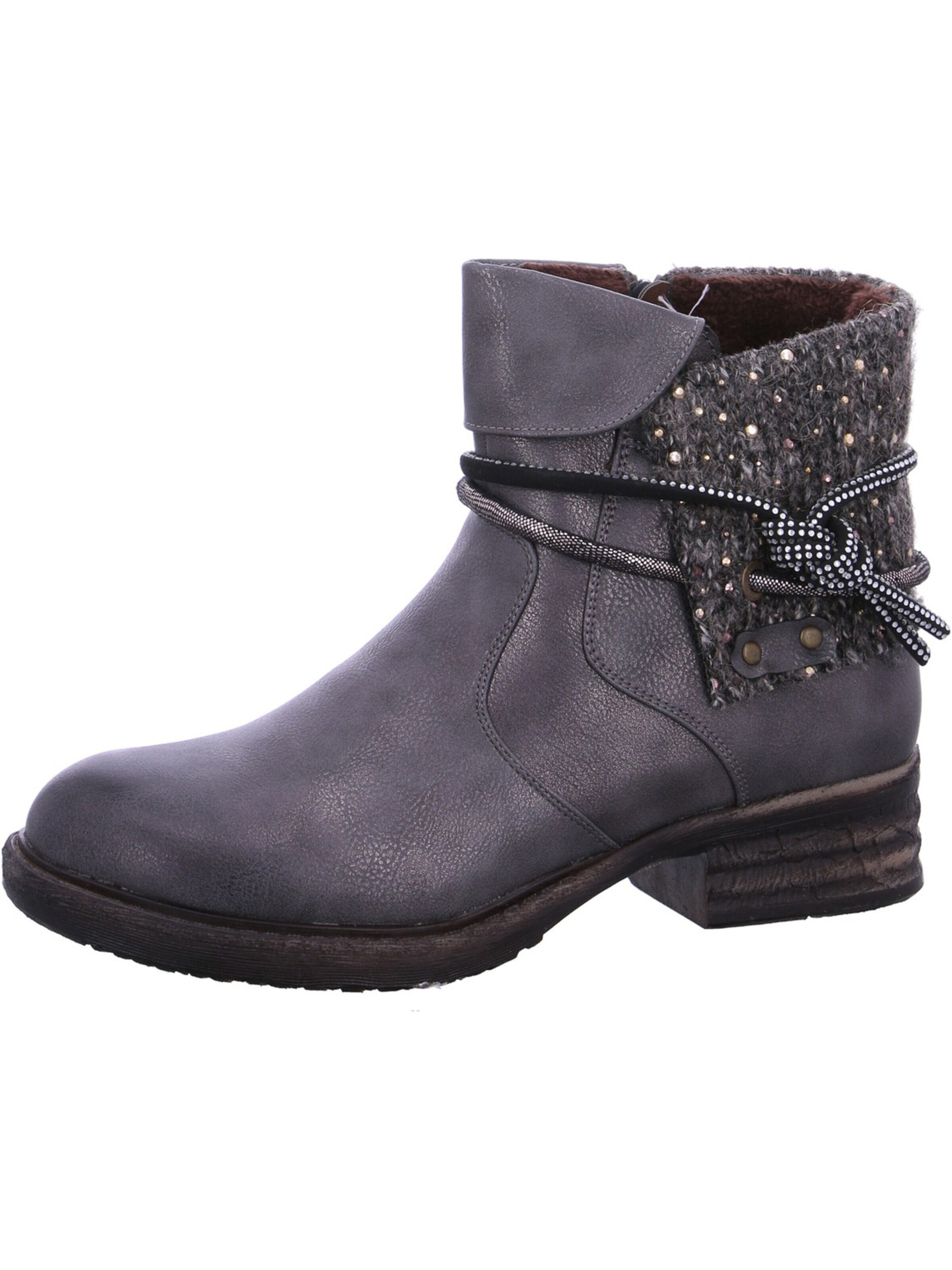 Laufsteg München Booties in Grey: front