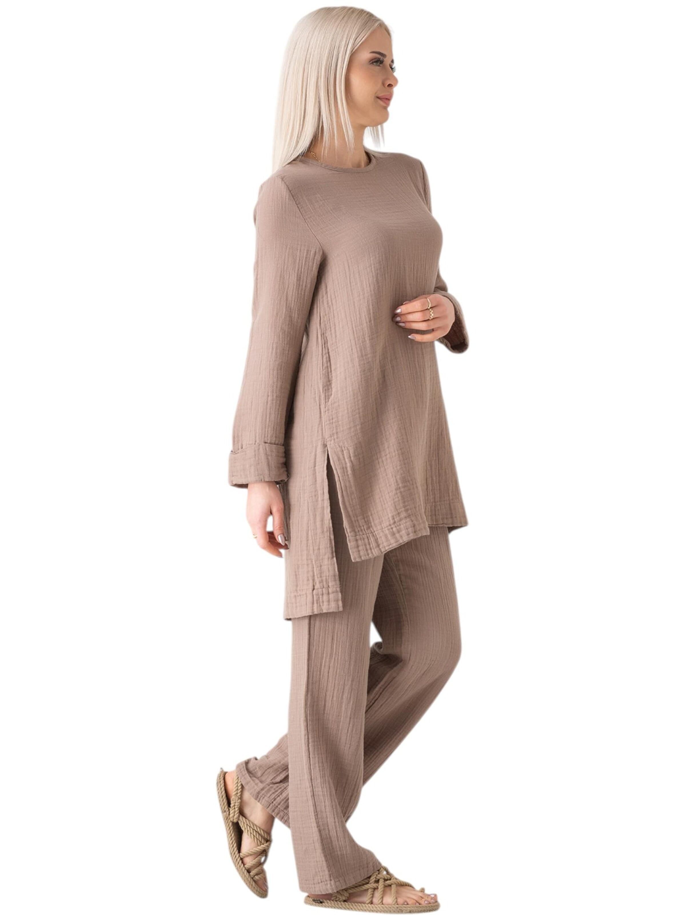 Tenue d'intérieur 'Ayda Modest' WENOR en beige