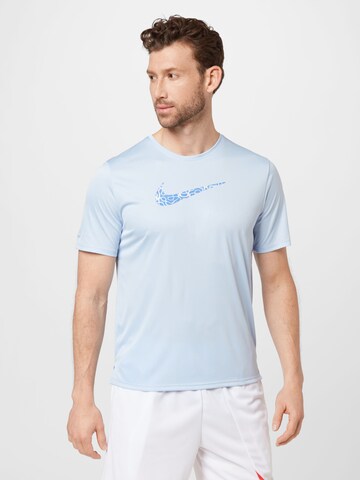 NIKE Performance Shirt 'Miler' in Blue: front