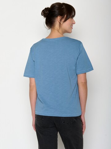 GREENBOMB T-Shirt 'Nova Bloom Classic' in Blau
