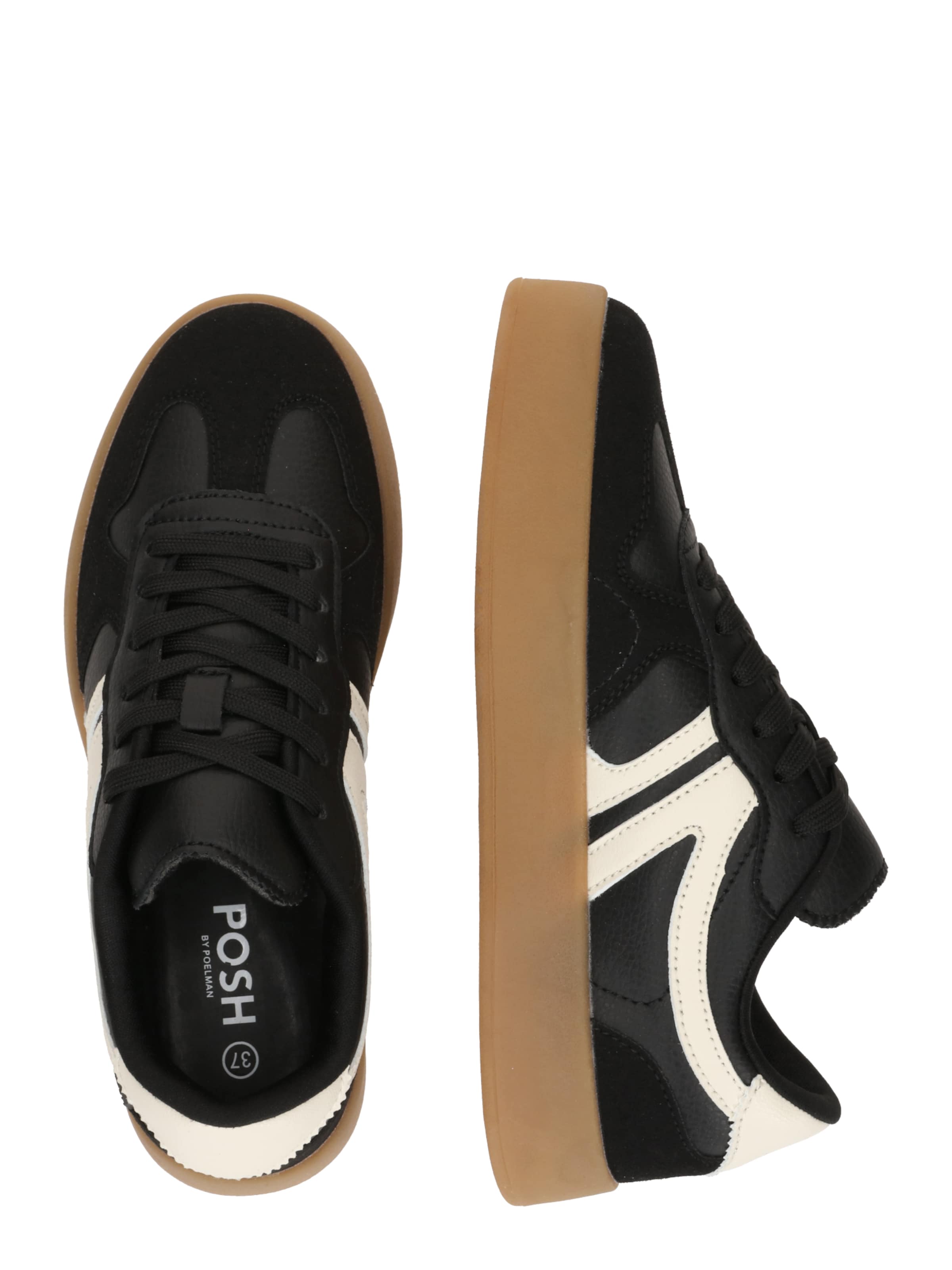 POSH by Poelman - Zapatillas deportivas bajas 'Juna' en negro