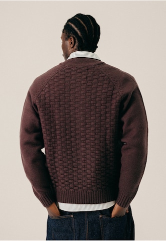 BLKVIS Gebreid vest in Bruin