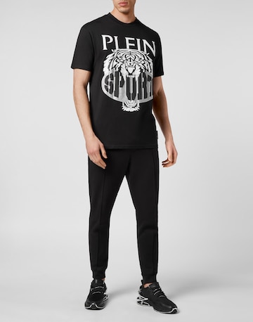 Plein Sport Shirt 'Tiger' in Zwart