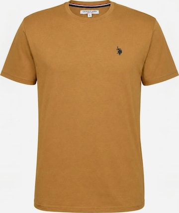 U.S. POLO ASSN. Skjorte ' UMArjun ' i brun: forside