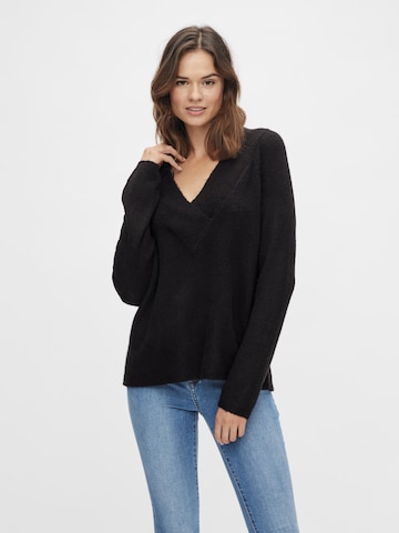 VILA Sweater 'Madelia' in Black: front