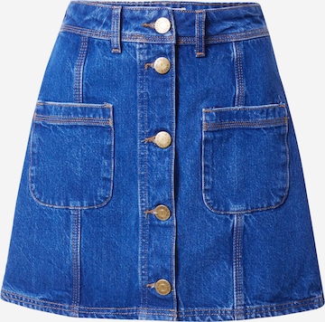 River Island - Saia em azul: frente